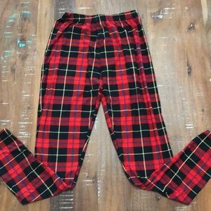 Agnes & Dora plaid leggings NWT